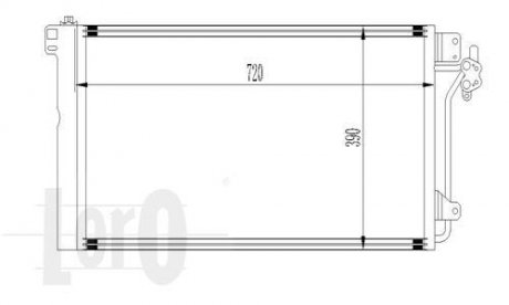 Конденсатор, кондиционер DEPO 053-016-0033