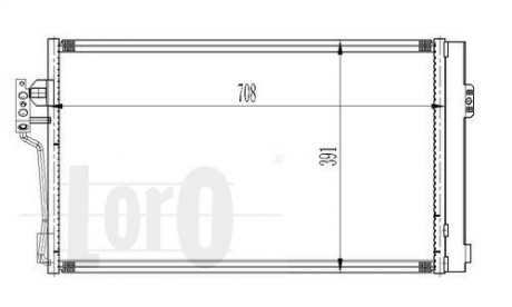 Радиатор кондиционера Vito/Viano W639 2.0-3.7 03- DEPO 054-016-0006 (фото 1)