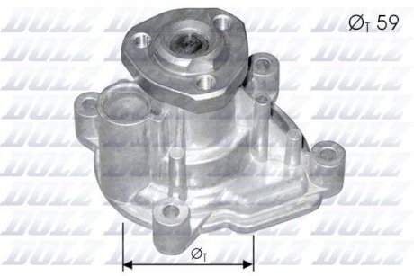 Водяний насос AUDI A3 Sportback (8PA) A3 (8P1)/ SKODA Octavia (1Z3)/ VW Eos Golf V Plus (5M1) Jetta DOLZ A218