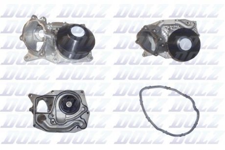 Водяний насос BMW 1/3/5/X1/X3/X5 "1.6-2.5D "14>> DOLZ B252