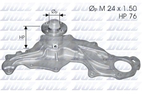 Насос системи охолодження DOLZ F122