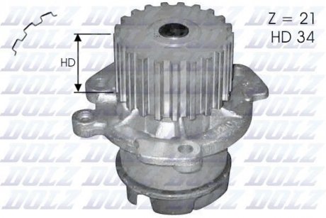 Насос води DOLZ L124