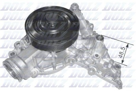 Водяний насос MERCEDES W203/204/211/212/ML(164)/GL(164)/221 "05>> DOLZ M229