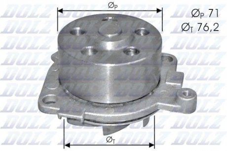 Насос води DOLZ S210 (фото 1)