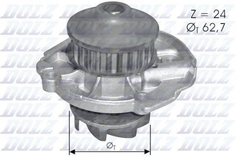 Водяний насос FIAT DOLZ S261