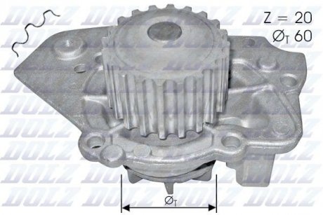 Насос води DOLZ T136 (фото 1)