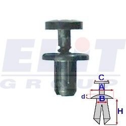 Зажим бампера ELIT R A60953