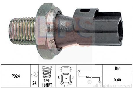 Датчик давления масла Ford Focus/Mondeo/Tranzit 02-/Fiat/Citroen/Peugeot 2.2Hdi EPS 1.800.145 (фото 1)