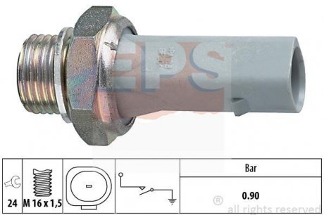 Датчик давления масла Skoda Fabia/Octavia 99- EPS 1.800.150