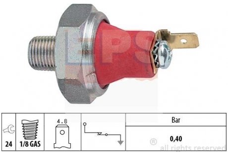 Датчик давления масла Daewoo Matiz 1998- EPS 1.800.173