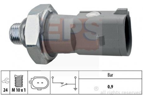 Датчик тиску масла (0.9Bar) VAG Golf V/VI EPS 1.800.197 (фото 1)
