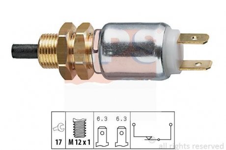 Перекл. світла Стоп Volvo 142-164,240-265,740-780 Bmw E30/ EPS 1.810.014 (фото 1)