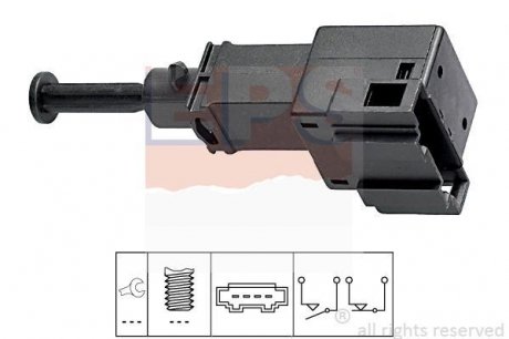 Переключатель сигнала тормоза VW Caddy/Seat Toledo 04-/Skoda Octavia 04- EPS 1.810.151 (фото 1)