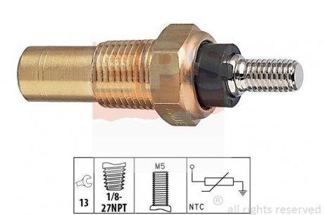 Температурный датчик охлаждающей жидкости EPS 1.830.082 (фото 1)
