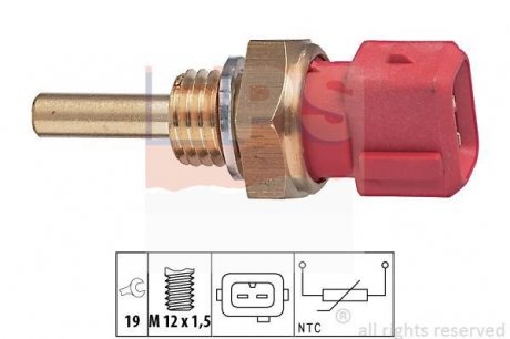 Датчик температури охолоджуючої рідини KIA Sportage, Nissan Sunny 90- EPS 1.830.155
