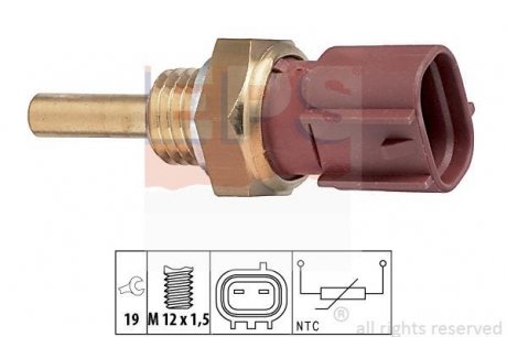 Датчик, температура охлаждающей жидкости EPS 1.830.213 (фото 1)