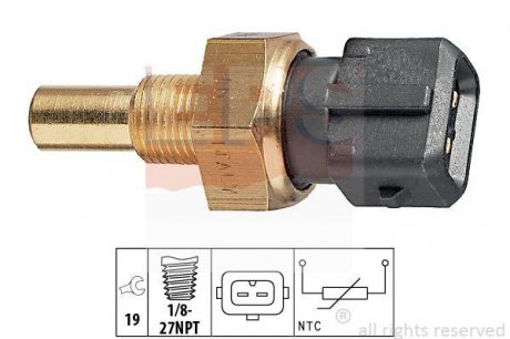 Датчик, температура охлаждающей жидкости EPS 1.830.283 (фото 1)