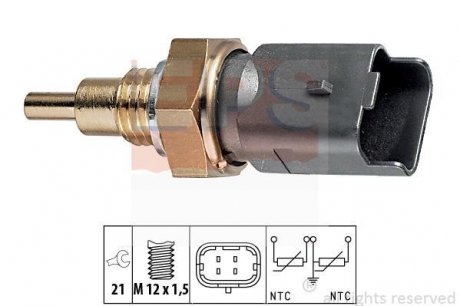 Датчик, температура охлаждающей жидкости EPS 1.830.286