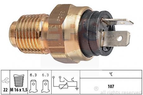 Датчик температуры Citroen Jumper, Peugeot Boxer Fiat Ducat EPS 1.830.526