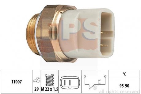 Термовыключатель, вентилятор радиатора EPS 1.850.027