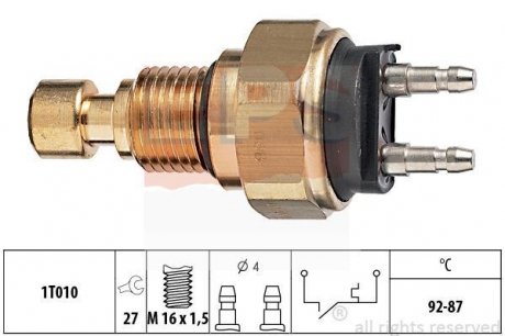 Термовыключатель, вентилятор радиатора EPS 1.850.036 (фото 1)