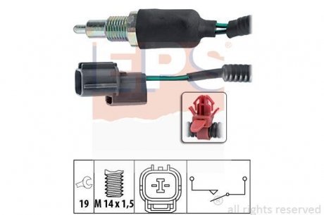 Выключатель, фара заднего хода EPS 1.860.174