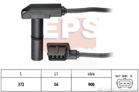 Датчик коленвала BMW 5 (E34) 88- EPS 1.953.048