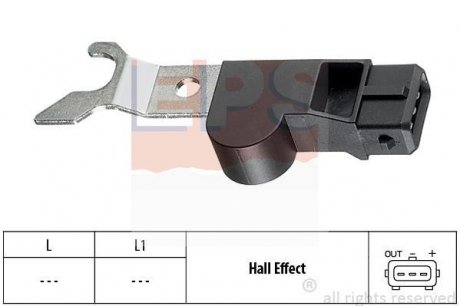 Датчик положення р/вала Chevrolet Captiva (C100, C140) 2.4 06.06-, Epica (Kl1_) 2.0 01.05- EPS 1.953.313