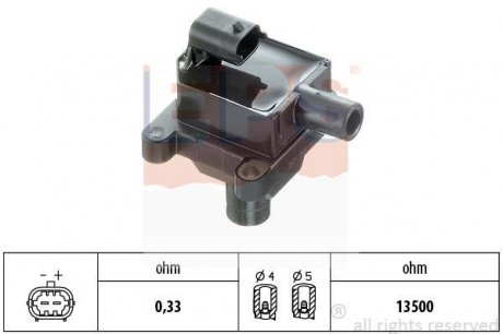 Комплект проводов зажигания EPS 1.970.397