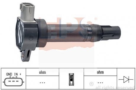 Котушка запалювання Citroen C4 Aircross 1.6 12- /Mitsubishi Lancer VIII 1.5/1.6 08-/Peugeot 4008 1.6 12- EPS 1.970.505