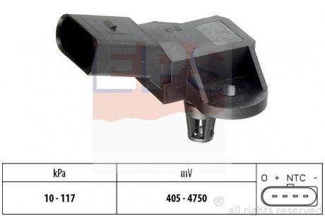 Датчик вакуума VAG 1.4 16V-3.2FSI 05.02- EPS 1.993.090