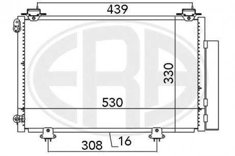 Радіатор ERA 667041