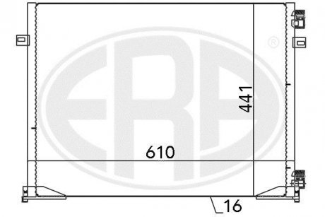 Радиатор кондиционера ERA 667046