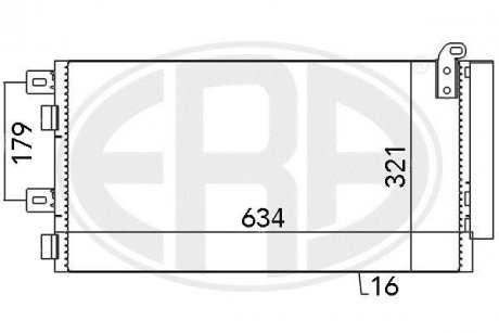 Радиатор кондиционера ERA 667051