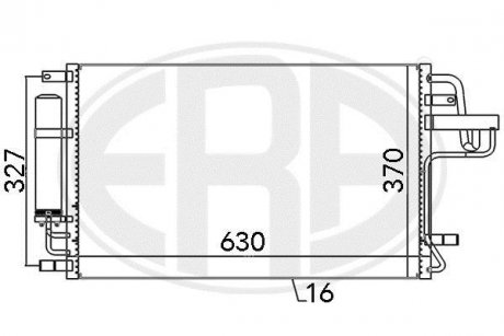 Радиатор ERA 667101