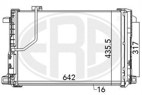 Радиатор ERA 667111 (фото 1)