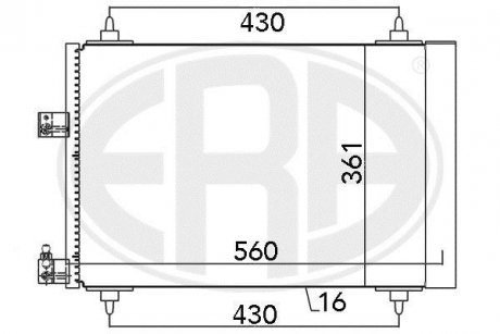 Радіатор ERA 667132