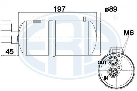 Осушувач кондицiонера ERA 668006