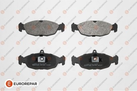 Колодки тормозные (передние) Opel Combo/Astra F 91-05/Corsa A/B 82-00/Vectra A 88-95/Daewoo Lanos 97 EUROREPAR 1617249580 (фото 1)