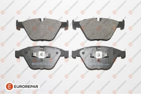 Колодки гальмівні (передні) BMW 3 (E90-93/F30/F80) 04-/5 (E60-61)/6 (E63-64)/7 (E65-67) 01-10/X1/Z4 EUROREPAR 1617264280