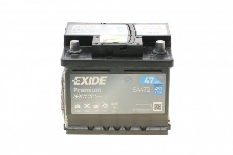 Стартерная аккумуляторная батарея EXIDE EA472