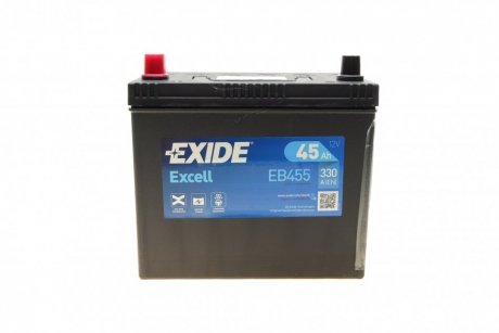 Стартерная аккумуляторная батарея EXIDE EB455