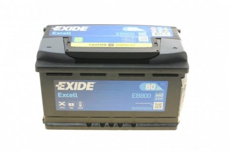 Стартерная аккумуляторная батарея EXIDE EB800