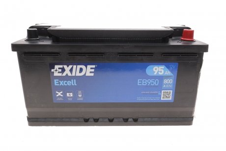 Стартерная аккумуляторная батарея EXIDE EB950