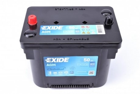 Стартерна батарея (акумулятор) EXIDE EK508