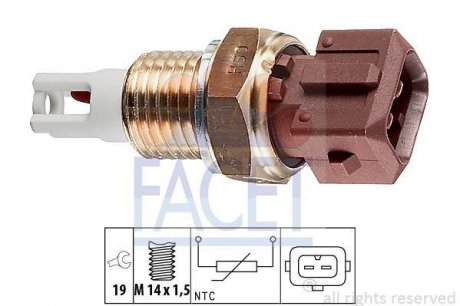 Датчик температуры впускного воздуха FACET 104016