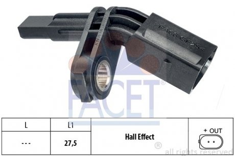 Датчик числа оборотів FACET 21.0007