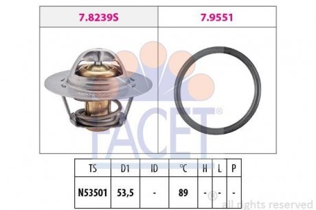 Термостат системи охолодження FACET 7.8239