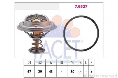 Термостат системи охолодження FACET 78549