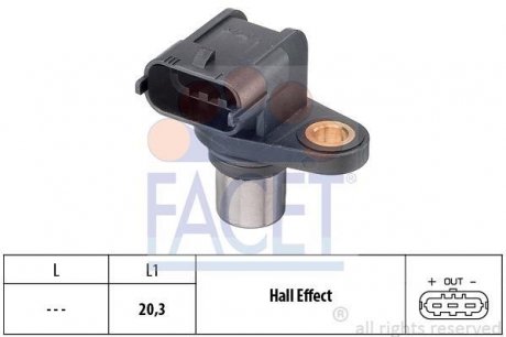 Датчик положення розподільчого валу FACET 9.0346